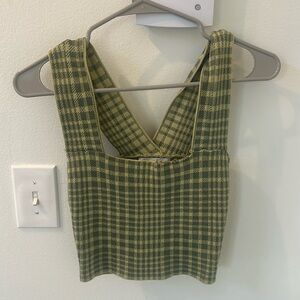 Green Crop Top. Size Small.